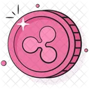 Ondulacao Moeda Criptografia Icon