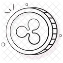 Ondulacao Moeda Criptografia Icon