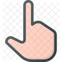 One Finger Point Icon