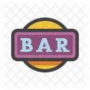 One Bar Bar Bar Symbol Icon