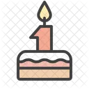 One Birthday Cake  Icon