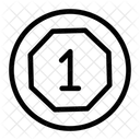 One Coin Currency Coin Money Coin Icon
