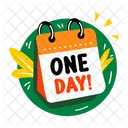 One Day Calendar Planner Icon