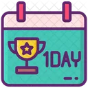 One Day Meets Warmup Day Practice Day Icon