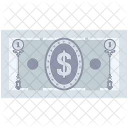 One Dollar Note  Icon