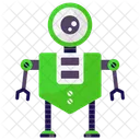 One Eyed Robot Monitoring Robot Mechanical Robot Icon