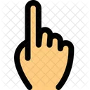 One Finger Hand Sign High Five Icon