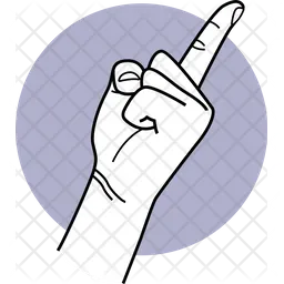 One Finger  Icon