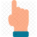 One Finger Click Finger Icon