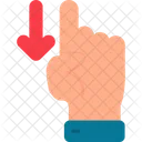 One Finger Click Finger Icon