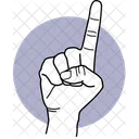 One Finger  Icon