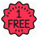 One Free Free Offer Offer Icon