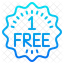 One Free Free Offer Offer Icon