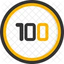 One Hundred Count Counting Icon