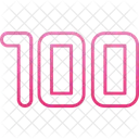 One Hundred Count Counting Icon