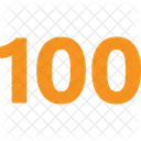 One Hundred Numbers Numeric Icon