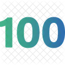 One Hundred Numbers Numeric Icon