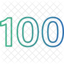 One Hundred Numbers Numeric Icon