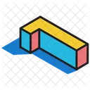 3 D One 3 D Number 3 D Digit Icon