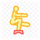 One Leg Balance  Icon