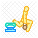 One Leg Dumbbell Squat  Icon