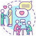 One on one chats  Icon