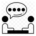 One-on-One Conversation  Icon