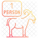 One person qurbani  Icon