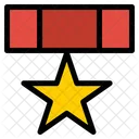 One Star Military Badge Rank Icon