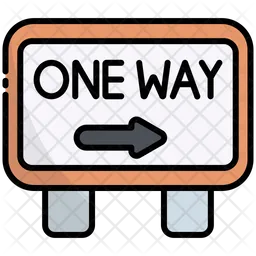 One way  Icon