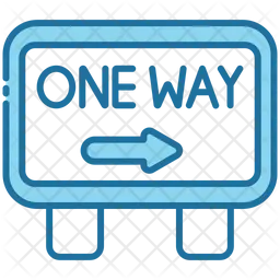 One way  Icon