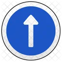 One Way Sign Icon