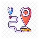 One way carsharing  Icon