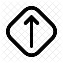 One Way Road Sign Sign Icon