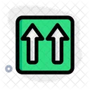 One Way Sign  Icon