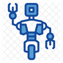 One Wheel Robot  Icon