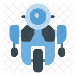 One Wheel Robot  Icon