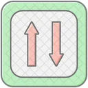 Oneway Priority Lineal Color Icon Icon