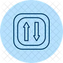 Oneway Priority Pentaglow Icon