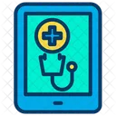 Tablette Appareil Application Medicale Icône