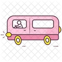 Ônibus de desenho animado  Ícone