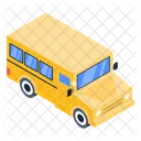 Veiculo Van Escolar Onibus Escolar Ícone