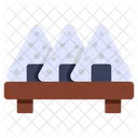 Onigiri Rice Balls Japanese Food Icon