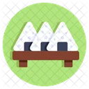 Onigiri Rice Balls Japanese Food Icon