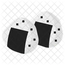 Onigiri Sushi Rice Icon