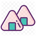 Onigiri Rice Japanese Icon