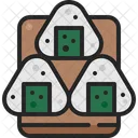 Onigiri Rice Ball Japanese Icon