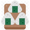 Onigiri Rice Ball Japanese Icon