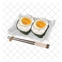 Onigiri Plate Onigiri Food Icon