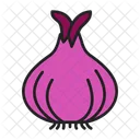 Onion Vegetarian Vegetable Icon